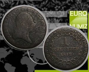 1 KREUTZER 1812  S  FRANTISEK 1   RAKUSKO UHORSKO