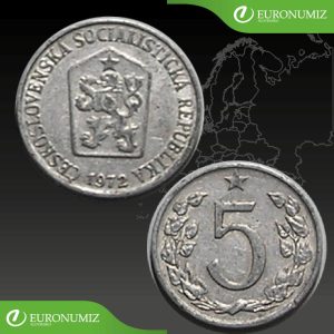 5 HALIER 1972 CESKOSLOVENSKA SOCIALISTICKA REPUBLIKA