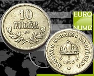 10 FILLER 1915 K.B.  RAKUSKO UHORSKO