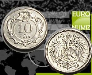 10 HELLER 1910 B.Z. RAKUSKO UHORSKO