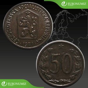 50 HALIER 1971 CESKOSLOVENSKA SOCIALISTICKA REPUBLIKA