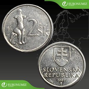 2 KORUNY 2002 SLOVENSKA REPUBLIKA