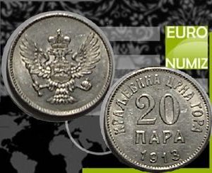 20 PARA 1913 CIERNA HORA