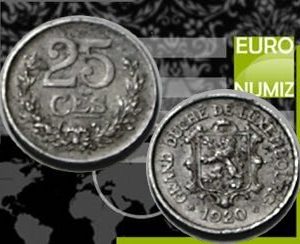 25 CENTIMES 1920 LUXEMBURSKO