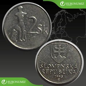 2 KORUNY 1995 SLOVENSKA REPUBLIKA