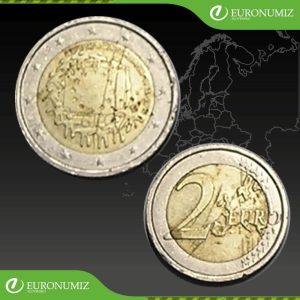 2 € 2015 TALIANSKO VZNIK VLAJKY EU Z OBEHU