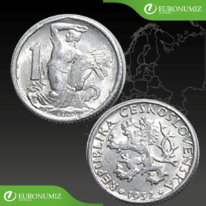 1 KORUNA 1952 REPUBLIKA CESKOSLOVENSKA