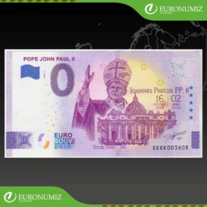 0 EURO BANKOVKA JAN PAVOL II  VATIKAN