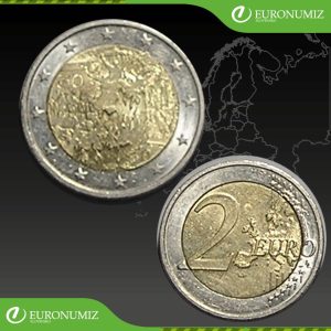 2 € 2019 F NEMECKO PAD BERLINSKEHO MURU Z OBEHU