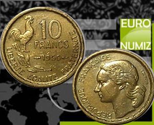 10 FRANCS 1950 FRANCUZSKO