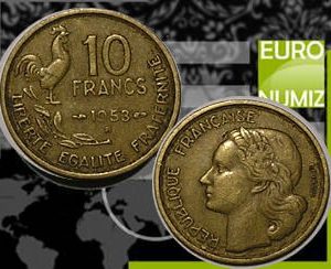 10 FRANCS 1953 FRANCUZSKO