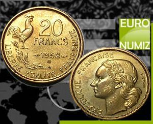 20 FRANCS 1952 FRANCUZSKO
