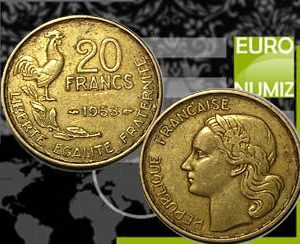 20 FRANCS 1953 FRANCUZSKO