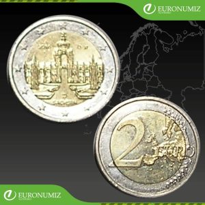 2 € 2016 D NEMECKO SACHSEN Z OBEHU