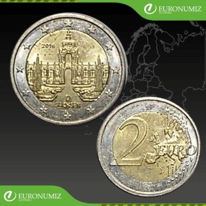 2 € 2016 F NEMECKO SACHSEN Z OBEHU