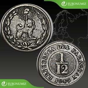 1/12 REAL 1845 PARAGUAY