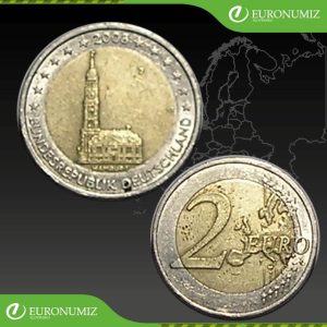 2 € 2008 J NEMECKO HAMBURG Z OBEHU