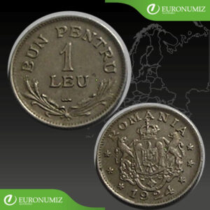 1 LEU 1924 RUMUNSKO