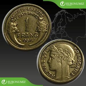 1 FRANC 1931 FRANCUZSKO