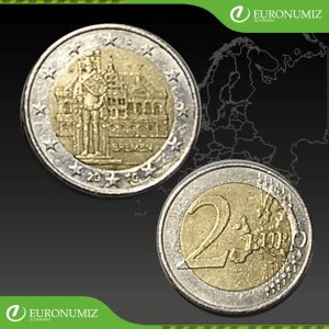 2 € 2010 J NEMECKO BREMEN Z OBEHU