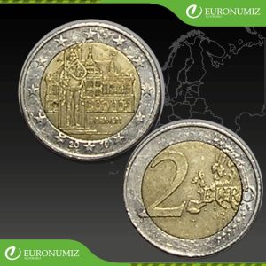 2 € 2010 A NEMECKO BREMEN Z OBEHU