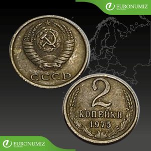 2 KOPEJKY 1975 RUSKO CCCP