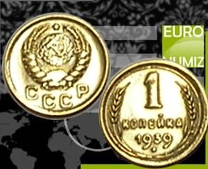 1 KOPEJKA 1939 RUSKO CCCP