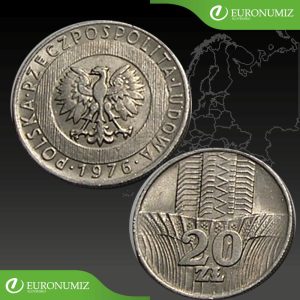 20 ZLOTYCH 1976 POLSKO