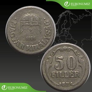 50 FILLER 1926 MADARSKO