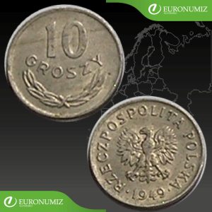10 GROSZY 1949 POLSKO