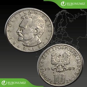 10 ZLOTYCH 1982 POLSKO