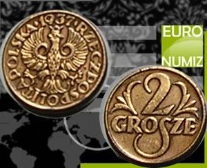 2 GROSZE 1937 POLSKO