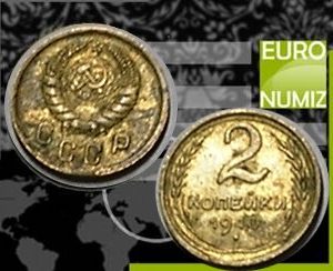 2 KOPEJKY 1940 RUSKO CCCP