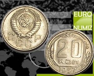 20 KOPEJOK 1957 RUSKO CCCP