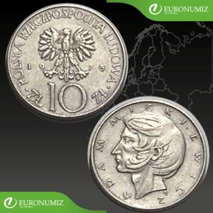 10 ZLOTYCH 1975 POLSKO
