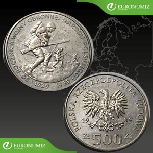 500 ZLOTYCH 1989 POLSKO