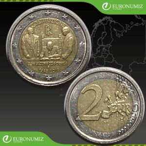 2 € 2018 TALIANSKO TALIANSKA USTAVA