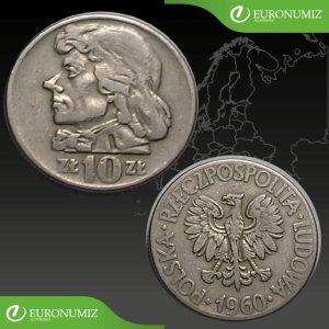 10 ZLOTYCH 1960 POLSKO