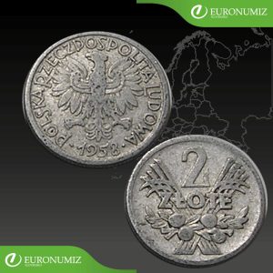 2 ZLOTE 1958 POLSKO