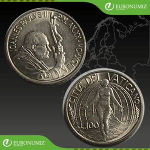 100 LIR 1998 VATIKAN JAN PAVOL II