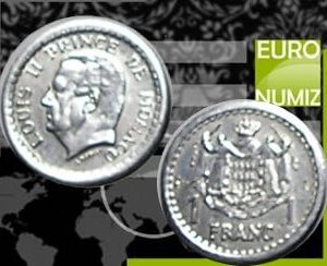 1 FRANC 1943 MONAKO