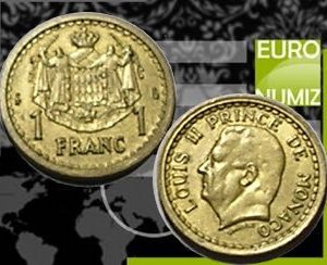 1 FRANC 1945 MONAKO