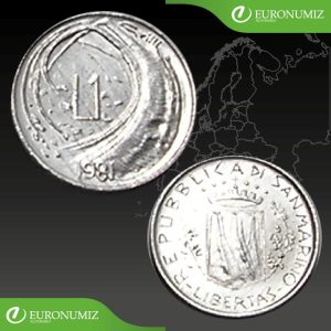 1 LIRA 1981 SAN MARINO