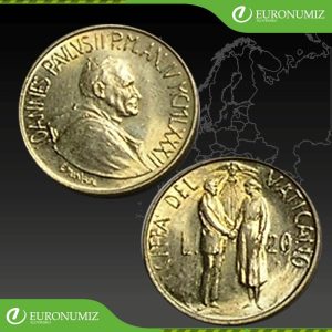 20 LIR 1982 VATIKAN JAN PAVOL II