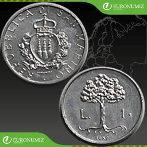 1 LIRA 1987 SAN MARINO