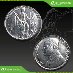 50 LIR 1980 VATIKAN JAN PAVOL II