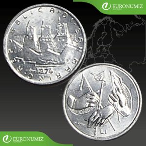 1 LIRA 1976 SAN MARINO