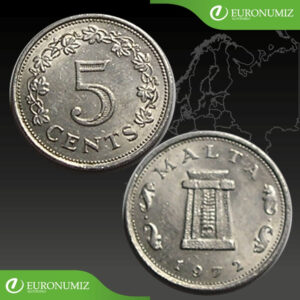 5 CENTS 1972 MALTA