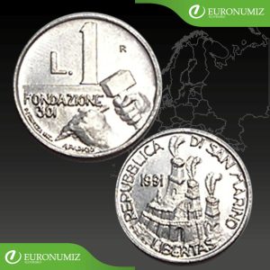 1 LIRA 1991 SAN MARINO