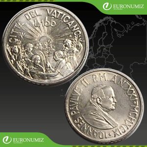 100 LIR 1999 VATIKAN JAN PAVOL II